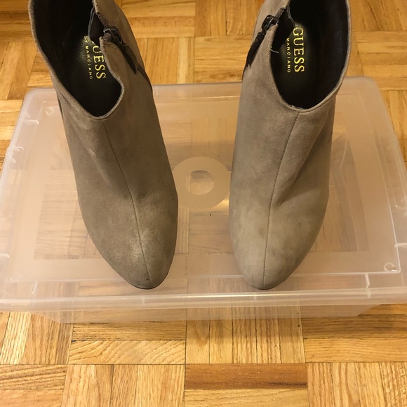 Suede light brown ankle boots - Picture 2 of 4